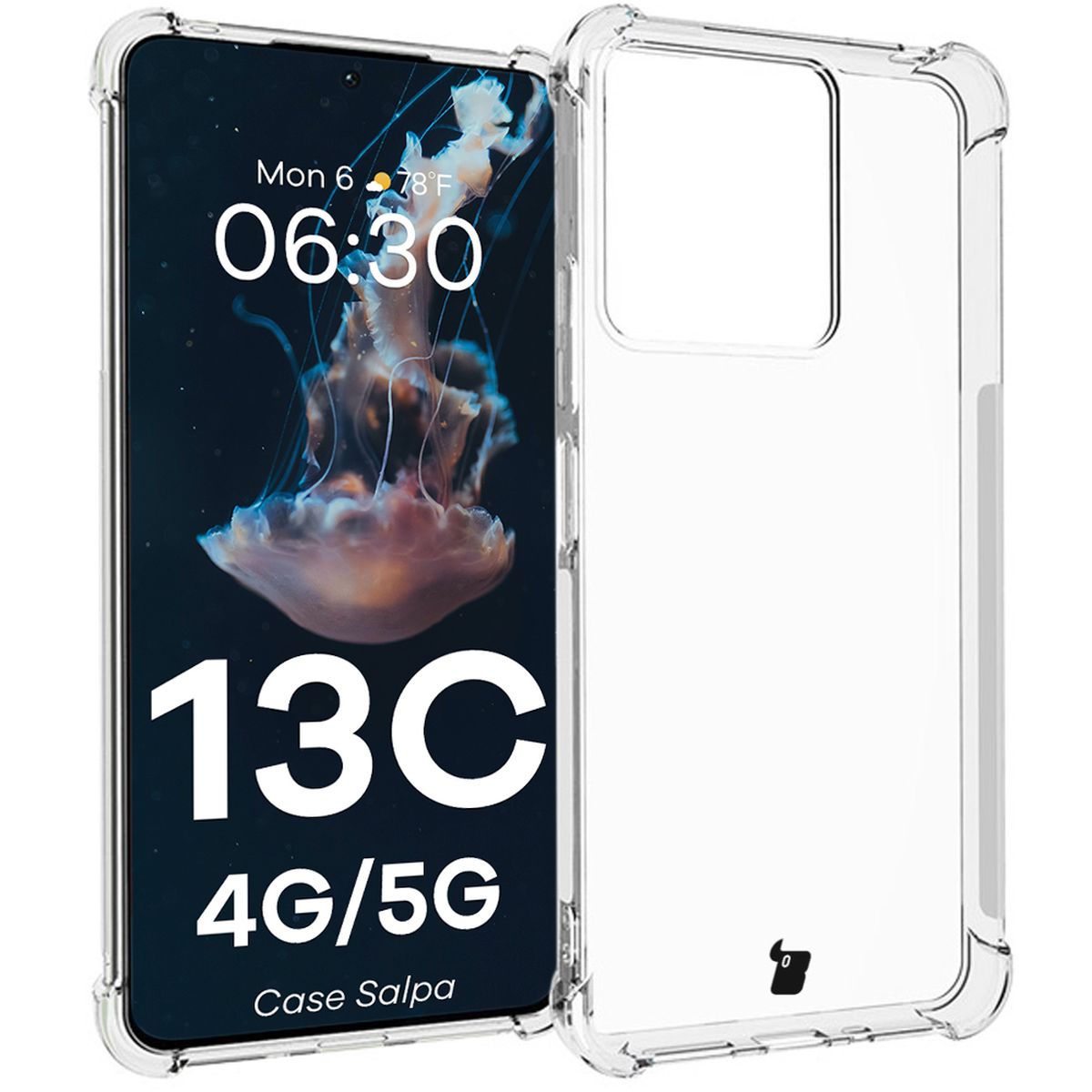 Przezroczyste etui Bizon Case Salpa do Xiaomi Redmi 13C 4G/5G